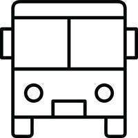 Bus transportation symbol icon vector image. Illustration of the silhouette bus transport public travel design image. EPS 10