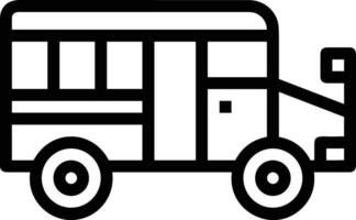 Bus transportation symbol icon vector image. Illustration of the silhouette bus transport public travel design image. EPS 10