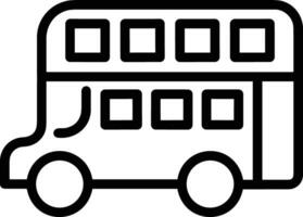 Bus transportation symbol icon vector image. Illustration of the silhouette bus transport public travel design image. EPS 10