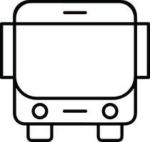 Bus transportation symbol icon vector image. Illustration of the silhouette bus transport public travel design image. EPS 10