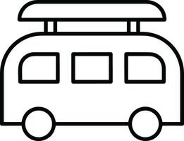 Bus transportation symbol icon vector image. Illustration of the silhouette bus transport public travel design image. EPS 10