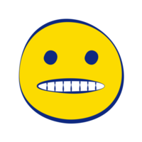 imbarazzante 30 grunge emoticon bianca schema stile png