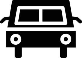 Bus transportation symbol icon vector image. Illustration of the silhouette bus transport public travel design image. EPS 10