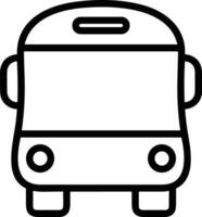 Bus transportation symbol icon vector image. Illustration of the silhouette bus transport public travel design image. EPS 10