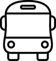 Bus transportation symbol icon vector image. Illustration of the silhouette bus transport public travel design image. EPS 10