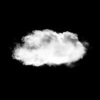 Single cloud shape photo