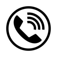 Telephone icon vector design illustration