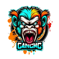 vrij downloaden gaming mascotte logo PNG realistisch foto, ai generatief