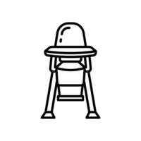 Baby Chair icon in vector. Illustration vector