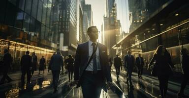 Dynamic Hustle in the Urban Jungle photo