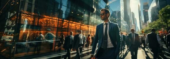 Stride of Success in the Cityscape photo