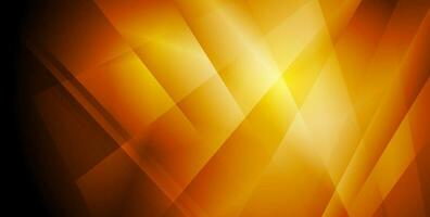 Dark orange glossy tech low poly abstract background vector