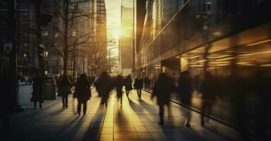 Urban Ballet of Rushing Business photo