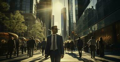 Dynamic Hustle in the Urban Jungle photo