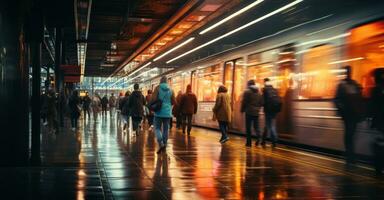 Time in Motion - The Pulse of Commuting Life photo