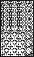 abstract vintage floral pattern background. monochrome interior motif. vector illustration