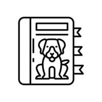 Story book icon in vector. Illustration vector