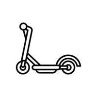 Electric Scooter icon in vector. Illustration vector