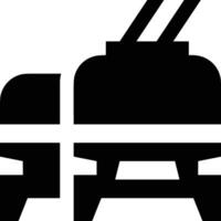 Bus transportation symbol icon vector image. Illustration of the silhouette bus transport public travel design image. EPS 10