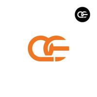 Letter QE Monogram Logo Design vector