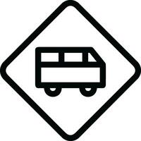 Bus transportation symbol icon vector image. Illustration of the silhouette bus transport public travel design image. EPS 10