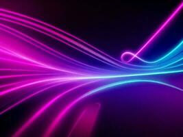 abstract multi color wavy background ai generated photo