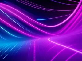 abstract multi color wavy background ai generated photo