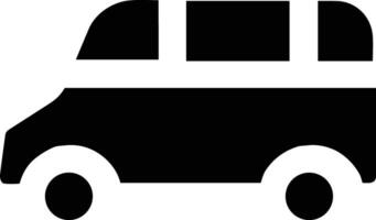 Bus transportation symbol icon vector image. Illustration of the silhouette bus transport public travel design image. EPS 10