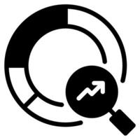 Sales Analytic icon vector