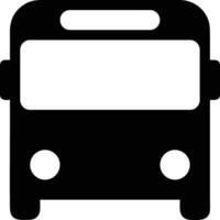 Bus transportation symbol icon vector image. Illustration of the silhouette bus transport public travel design image. EPS 10