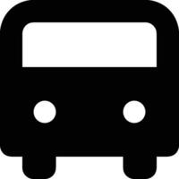 Bus transportation symbol icon vector image. Illustration of the silhouette bus transport public travel design image. EPS 10