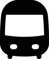 Bus transportation symbol icon vector image. Illustration of the silhouette bus transport public travel design image. EPS 10