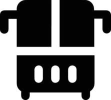 Bus transportation symbol icon vector image. Illustration of the silhouette bus transport public travel design image. EPS 10