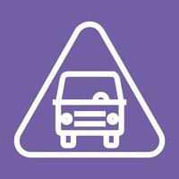 Bus transportation symbol icon vector image. Illustration of the silhouette bus transport public travel design image. EPS 10