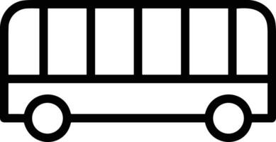 Bus transportation symbol icon vector image. Illustration of the silhouette bus transport public travel design image. EPS 10