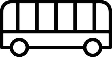 Bus transportation symbol icon vector image. Illustration of the silhouette bus transport public travel design image. EPS 10