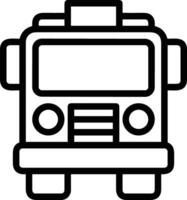 Bus transportation symbol icon vector image. Illustration of the silhouette bus transport public travel design image. EPS 10