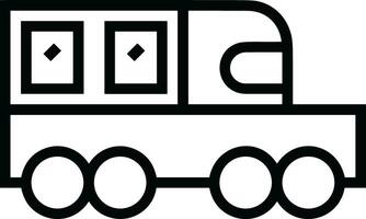 Bus transportation symbol icon vector image. Illustration of the silhouette bus transport public travel design image. EPS 10