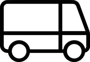 Bus transportation symbol icon vector image. Illustration of the silhouette bus transport public travel design image. EPS 10