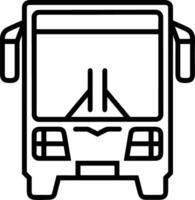 Bus transportation symbol icon vector image. Illustration of the silhouette bus transport public travel design image. EPS 10