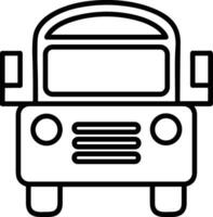 Bus transportation symbol icon vector image. Illustration of the silhouette bus transport public travel design image. EPS 10