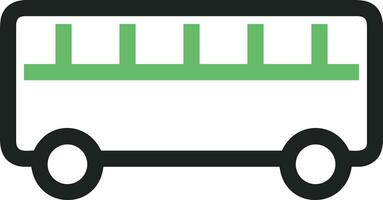 Bus transportation symbol icon vector image. Illustration of the silhouette bus transport public travel design image. EPS 10