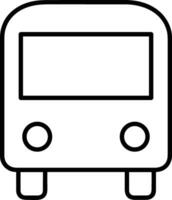 Bus transportation symbol icon vector image. Illustration of the silhouette bus transport public travel design image. EPS 10