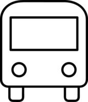 Bus transportation symbol icon vector image. Illustration of the silhouette bus transport public travel design image. EPS 10