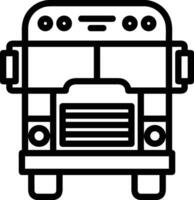 Bus transportation symbol icon vector image. Illustration of the silhouette bus transport public travel design image. EPS 10