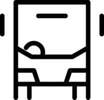 Bus transportation symbol icon vector image. Illustration of the silhouette bus transport public travel design image. EPS 10