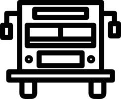 Bus transportation symbol icon vector image. Illustration of the silhouette bus transport public travel design image. EPS 10