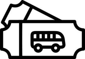 Bus transportation symbol icon vector image. Illustration of the silhouette bus transport public travel design image. EPS 10