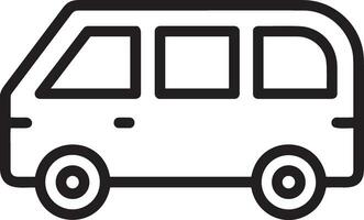 Bus transportation symbol icon vector image. Illustration of the silhouette bus transport public travel design image. EPS 10