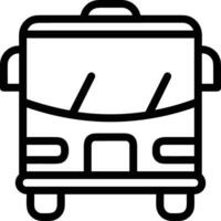 Bus transportation symbol icon vector image. Illustration of the silhouette bus transport public travel design image. EPS 10